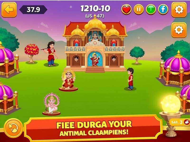 Durga Puja Champions Game Screenshot